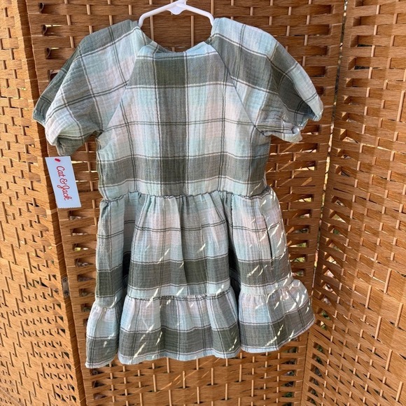 Toddler Girl 5T (1 is XS 4/5) Winter Dress Bundle Green / Pink / Purple - Picture 5 of 14